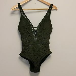 Becca Swimwear Reveal Plunge One-piece